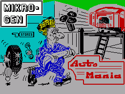 Automania ZX Spectrum game 1985