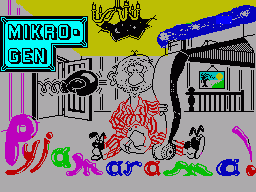 Pyjamarama ZX Spectrum game 1984
