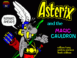 Asterix and the Magic Cauldron ZX Spectrum game 1986