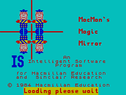 MacMan's Magic Mirror ZX Spectrum game 1984