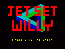 Jet Set Willy ZX Spectrum game 1984