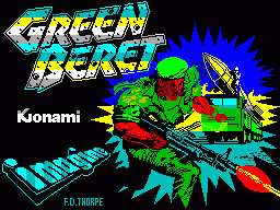 Green Beret ZX Spectrum game 1986