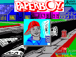 Paperboy ZX Spectrum game 1986