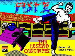 Fist II: The Legend Continues ZX Spectrum game 1986