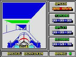 Bobsleigh ZX Spectrum game 1987