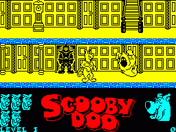 Scooby Doo ZX Spectrum game 1986