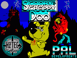 Scooby Doo and Scrappy Doo ZX Spectrum game 1991