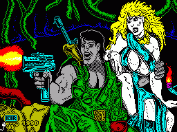 Jungle Warrior ZX Spectrum game 1990