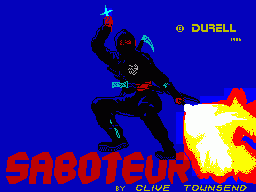 Saboteur ZX Spectrum game 1986