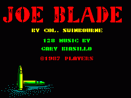 Joe Blade ZX Spectrum game 1987
