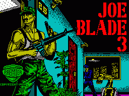 Joe Blade III ZX Spectrum game 1989