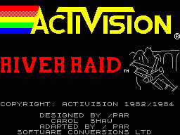 River Raid ZX Spectrum game 1984