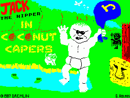 Jack the Nipper II: In Coconut Capers ZX Spectrum game 1987