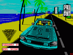 Miami Cobra GT ZX Spectrum game 1991