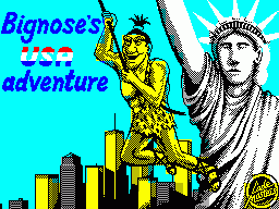 Bignose's USA Adventure ZX Spectrum game 1992