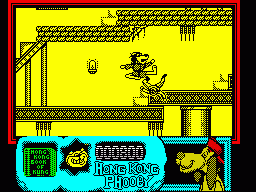 Hong Kong Phooey ZX Spectrum game 1990