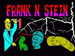 Frank N Stein ZX Spectrum game 1984