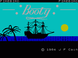 Booty ZX Spectrum game 1984