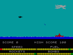 Harrier Attack! ZX Spectrum game 1983