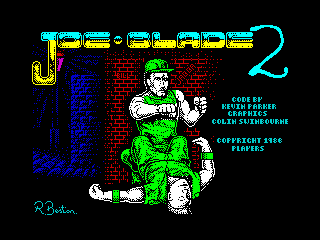 Joe Blade II ZX Spectrum game 1987